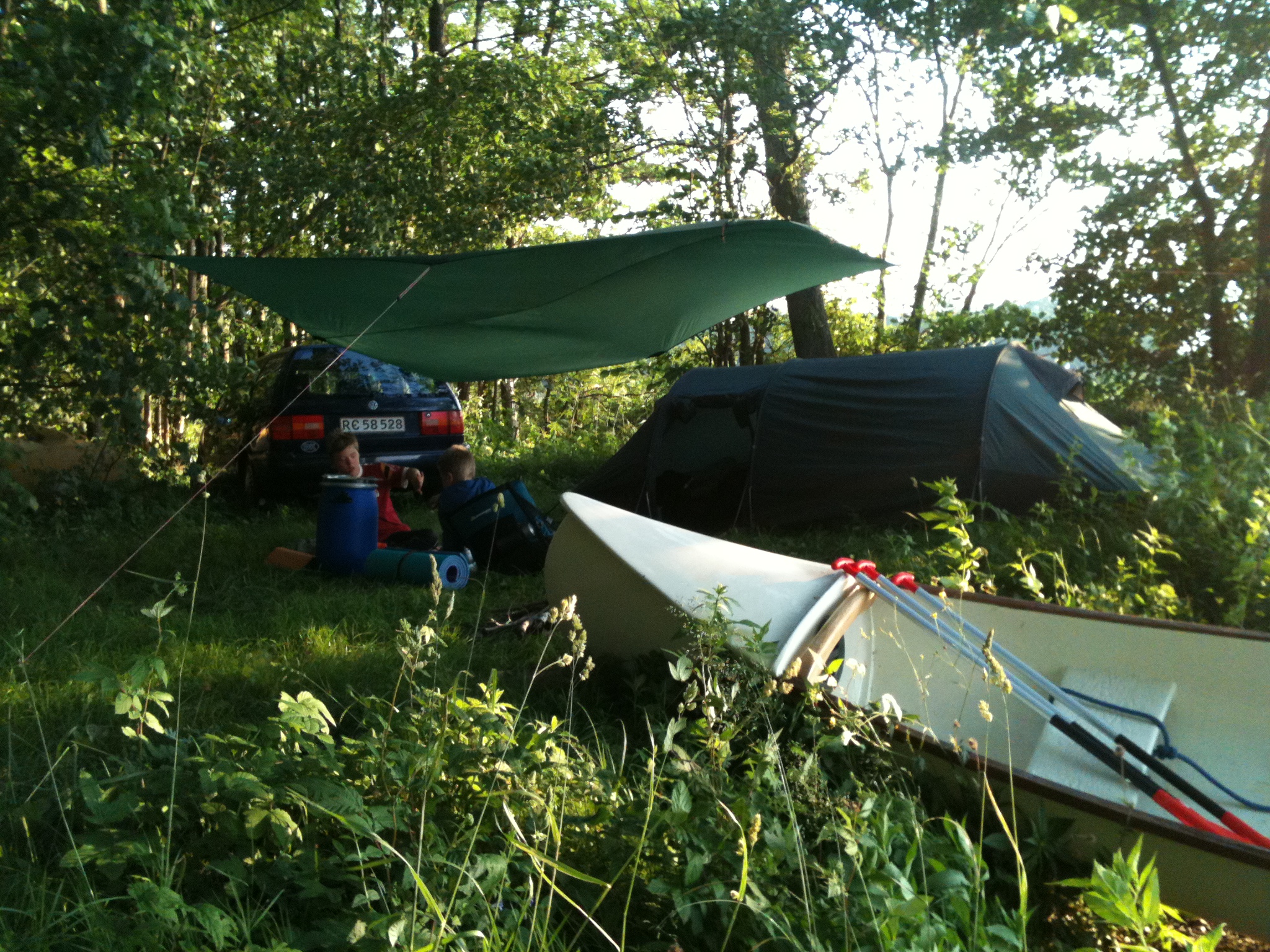 Sommerferie 2011 – kano på Ivösjön
