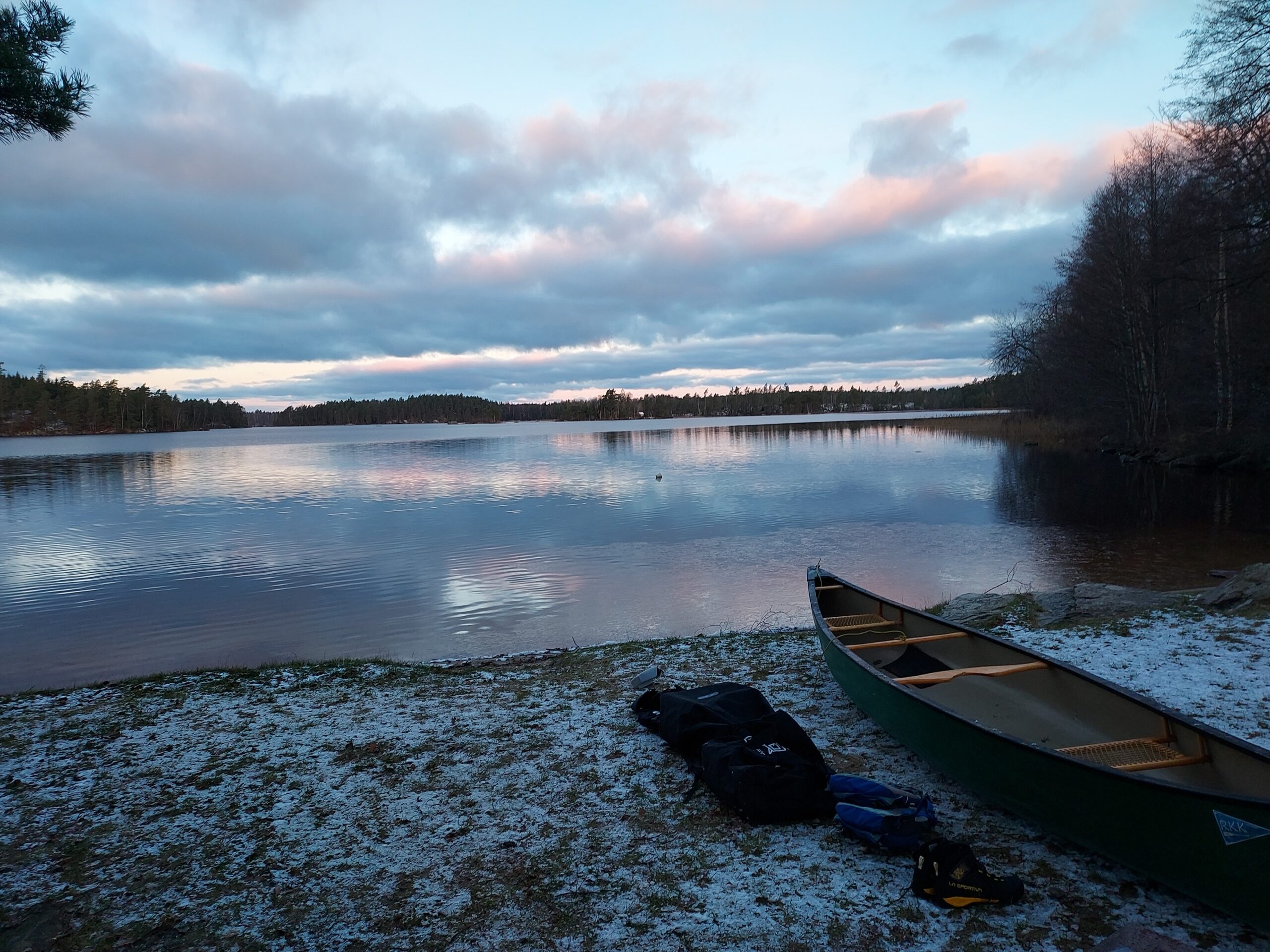 Tur på kanten af vinter